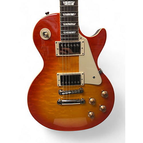 Used 2025 Epiphone LES PAUL STANDARD QUILT Cherry Sunburst Solid Body Electric Guitar Cherry Sunburst