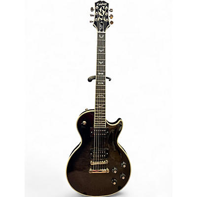 Used 2025 Epiphone Les Paul Custom Black Solid Body Electric Guitar