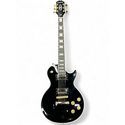 Used 2025 Epiphone Les Paul Custom Ebony Solid Body Electric Guitar