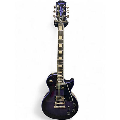Used 2025 Epiphone Les Paul Custom Widow Purple Burst Solid Body Electric Guitar