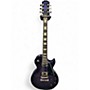 Used 2025 Epiphone Les Paul Custom Widow Purple Burst Solid Body Electric Guitar Purple Burst
