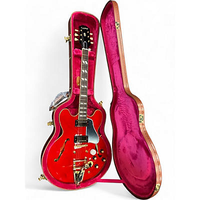 Used 2025 Epiphone Limited Edition Back to the Future ES-345 Sixties Cherry Hollow Body Electric Guitar