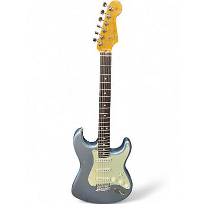 Used 2025 Fender AMERICAN PRO CLASSIC Ice Blue Metallic Solid Body Electric Guitar