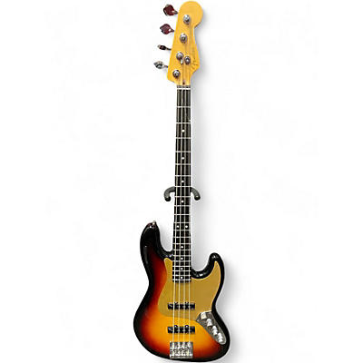 Used 2025 Fender AMERICAN ULTRA II 2 Tone Sunburst Electric Bass Guitar