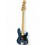 Used 2025 Fender American Performer Precision Bass Blue Electric Bass Guitar Blue