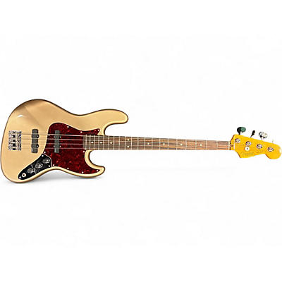 Used 2025 Fender American Professional Classic Jazz Faded Firemist Gold Electric Bass Guitar