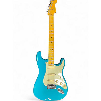 Used 2025 Fender American Professional II Stratocaster Miami Blue Solid Body Electric Guitar