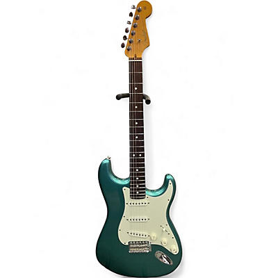 Used 2025 Fender American Professional Stratocaster Classic Faded Sherwood Green Metallic Solid Body Electric Guitar