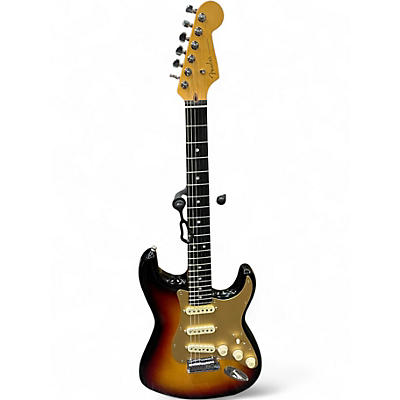 Used 2025 Fender American Ultra II Stratocaster 3 Tone Sunburst Solid Body Electric Guitar
