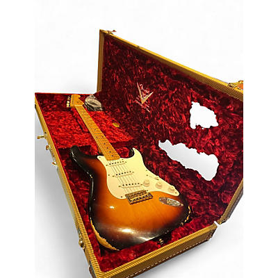 Used 2025 Fender CUSTOM SHOP 70TH ANNIVERSARY 54 STRATOCASTER RELIC SUNBURST Solid Body Electric Guitar