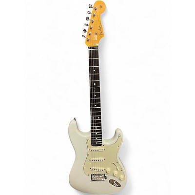 Used 2025 Fender Custom Shop 1962 Stratocaster Wildwood 10 Olympic White Solid Body Electric Guitar