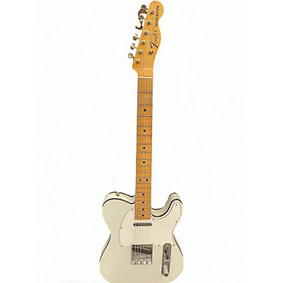 Used 2025 Fender Custom Shop 68 Reissue Telecaster Custom Journeyman Relic Olympic White Solid Body Electric Guitar