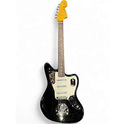 Used 2025 Fender Johnny Marr Limited-Edition Signature Jaguar Black Solid Body Electric Guitar