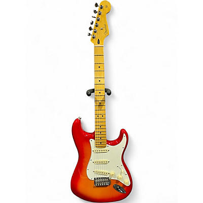 Used 2025 Fender PLAYER II CHAMBERED STRATOCASTER Cherry Sunburst Solid Body Electric Guitar