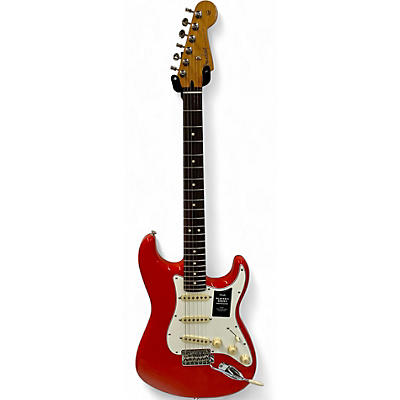 Used 2025 Fender PLAYER II STRATOCASTER CORAL RED Solid Body Electric Guitar