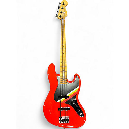Used 2025 Fender Player II Jazz Coral Red Electric Bass Guitar Coral Red