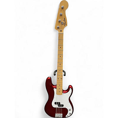 Used 2025 Fender Standard Precision Bass Candy Cola Electric Bass Guitar