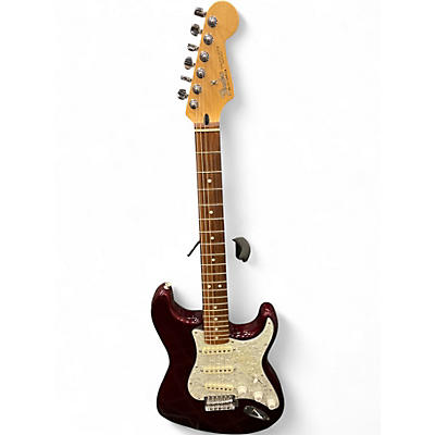 Used 2025 Fender Standard Stratocaster Maroon Solid Body Electric Guitar