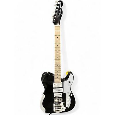 Used 2025 Fender TELECASTER JACK WHITE Black and White Solid Body Electric Guitar
