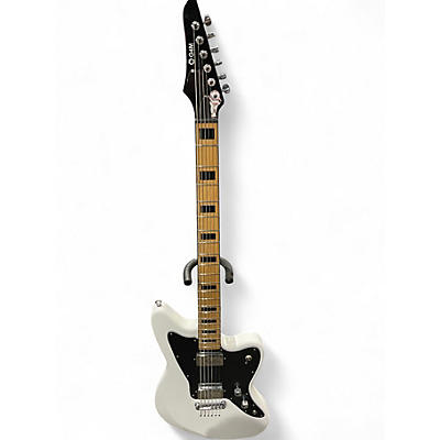 Used 2025 G4m G4M 638 BARITONE VI ELECTRIC GUITAR WHITE Classic White Baritone Guitars