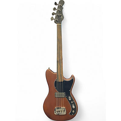 Used 2025 G&L Fallout Bass Fretless whiskey satin Electric Bass Guitar