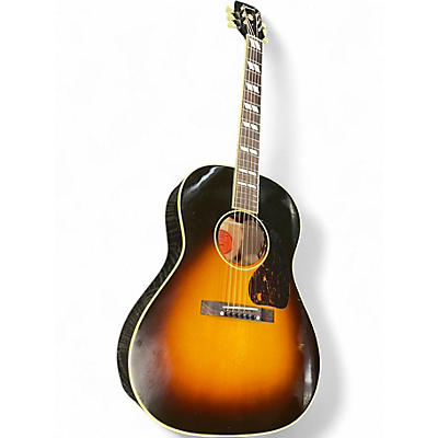 Used 2025 Gibson Custom Nathaniel Rateliff LG-2 Western Vintage Sunburst Acoustic Electric Guitar