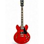 Used 2025 Gibson ES335 60's Block Gloss Cherry Hollow Body Electric Guitar Gloss Cherry