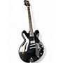 Used 2025 Gibson ES335 Black Hollow Body Electric Guitar Black