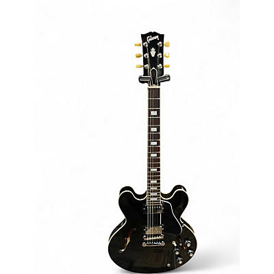 Used 2025 Gibson ES335 VINTAGE EBONY Hollow Body Electric Guitar