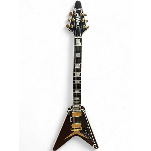 Used 2025 Gibson Flying V Custom RED SPARKLE Solid Body Electric Guitar RED SPARKLE