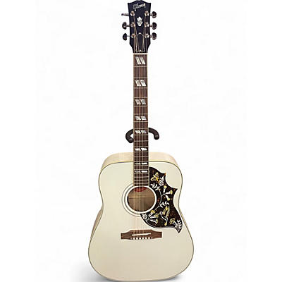 Used 2025 Gibson Hummingbird Alpine White Acoustic Electric Guitar