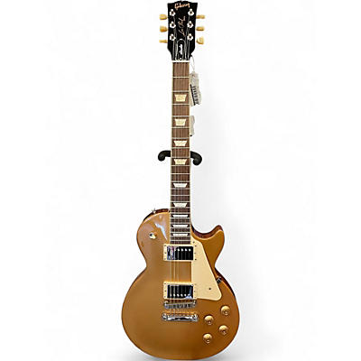 Used 2025 Gibson LES PAUL  STUDIO METALLIC Gold Top Solid Body Electric Guitar
