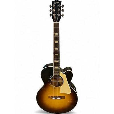 Used 2025 Gibson Les Paul Parlor Vintage Sunburst Acoustic Electric Guitar