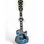 Used 2025 Gibson Les Paul Studio Figured Ocean Blue Solid Body Electric Guitar Ocean Blue