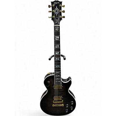 Used 2025 Gibson Les Paul Supreme TRANSPARENT EBONY BLACK Solid Body Electric Guitar