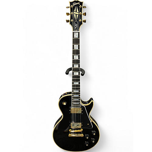 Used 2025 Gibson Murphy Lab 1968 Les Paul Custom Ebony Solid Body Electric Guitar Ebony