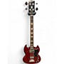 Used 2025 Gibson SG Standard Bass Cherry Electric Bass Guitar Cherry