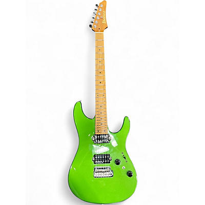 Used 2025 Ibanez AZ2402AGM Apple Green Metallic Solid Body Electric Guitar