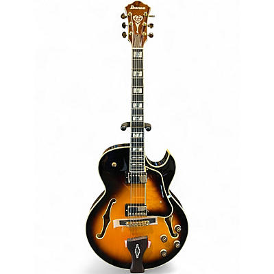 Used 2025 Ibanez LGB300 George Benson Signature 2 Tone Sunburst Hollow Body Electric Guitar