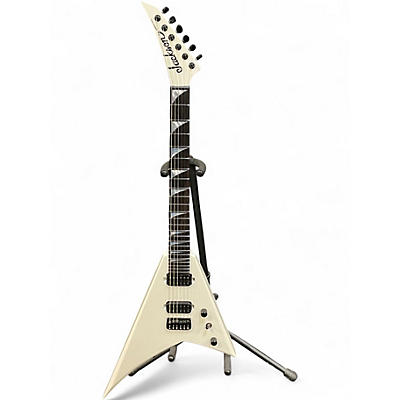 Used 2025 Jackson American Series Rhoads RR24 HT WHITE Solid Body Electric Guitar