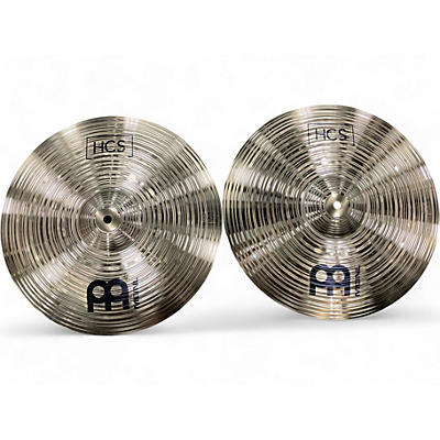 Used 2025 MEINL 14in HCS Hi Hat Pair Cymbal