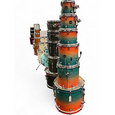 Used 2025 Mapex 6 Piece Armory Limited Edition Garnet Ocean Drum Kit