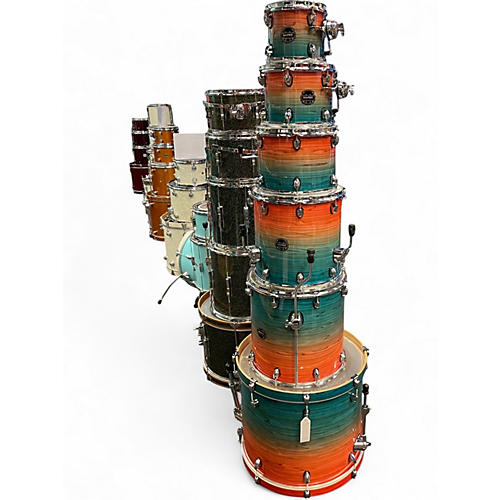 Used 2025 Mapex 6 Piece Armory Limited Edition Garnet Ocean Drum Kit Garnet Ocean