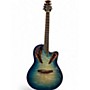 Used 2025 Ovation  CE48P Blue Burst Acoustic Guitar Blue Burst