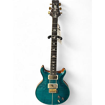 Used 2025 PRS SANTANA RETRO 10 TOP CARROLL BLUE Solid Body Electric Guitar
