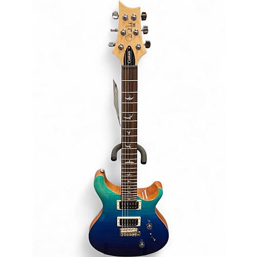 Used 2025 PRS SE Custom 24 Sapphire Fade Solid Body Electric Guitar Sapphire Fade