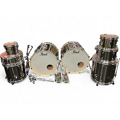 Used 2025 Pearl 8 Piece Export Silver Drum Kit