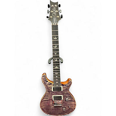 Used 2025 Prs  Custom 24 Floyd Rose 10 Top Purple Solid Body Electric Guitar
