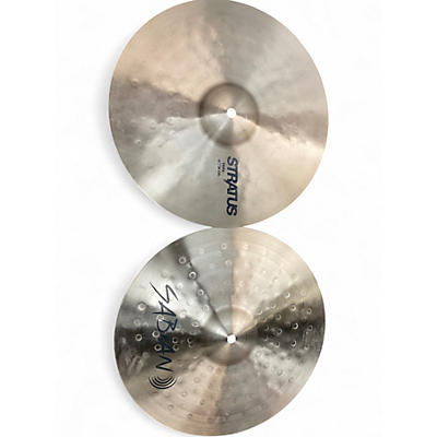 Used 2025 SABIAN 14in Stratus Hi Hat Pair Cymbal