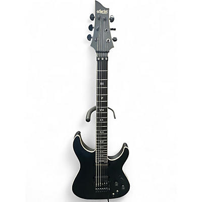 Used 2025 Schecter Guitar Research C-1 FR-S SLS Elite Evil Twin Black Solid Body Electric Guitar